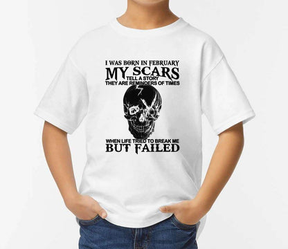 FEBRUARY - MY SCARS – T-SHIRT FOR MAN – DONN02 (SKU2608-413-02)