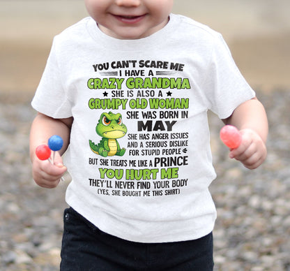 May - You Can’t Scare Me - Gift For Grandson From Grandma - DOAN05 (SKU09-85-05)