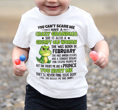 You Can’t Scare Me - Gift For Grandson And Granddaughter From Grandma - DOAN02 (SKU09-85-02)