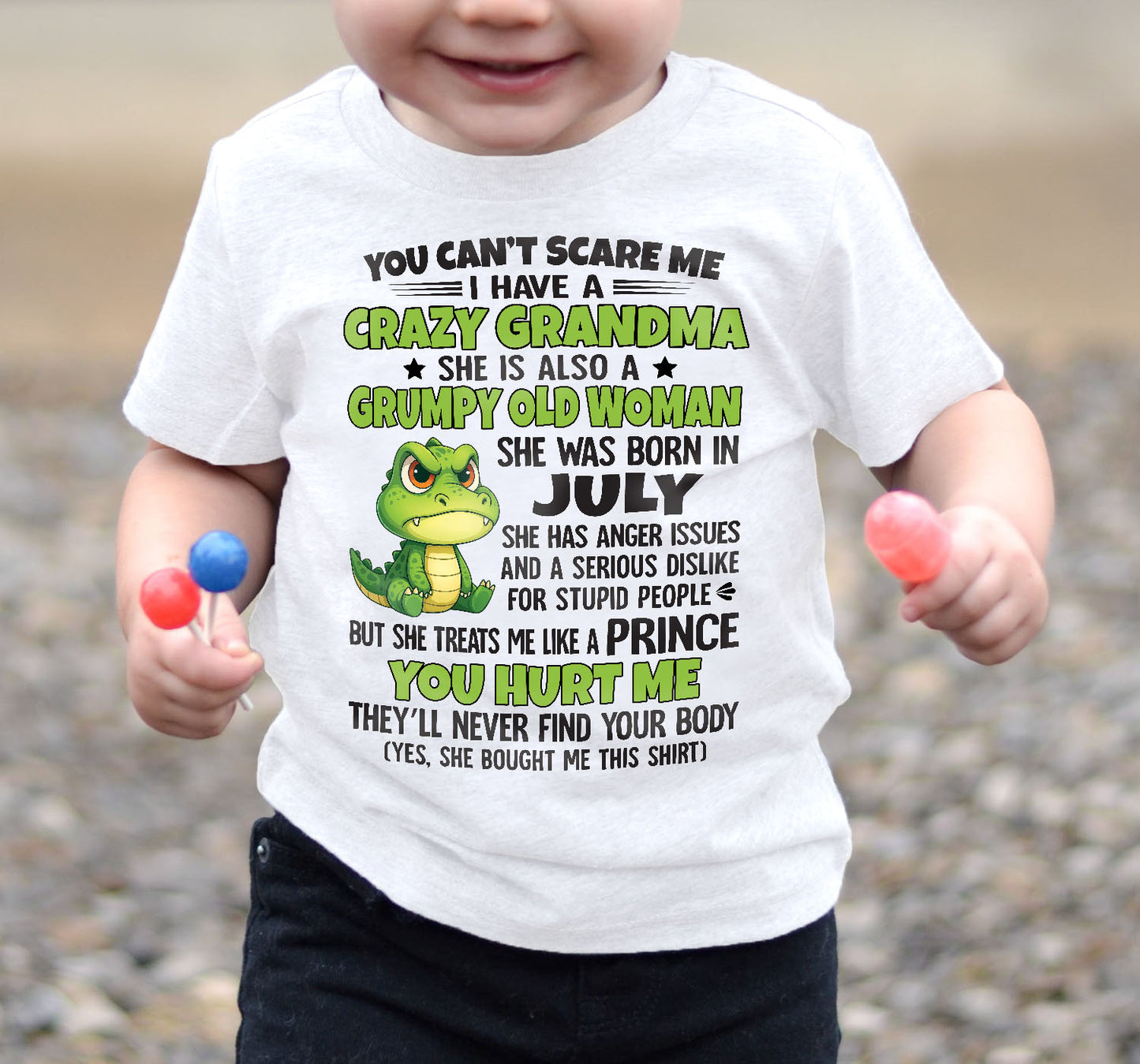 July - You Can’t Scare Me - Gift For Grandson From Grandma - DOAN07 (SKU09-85-07)