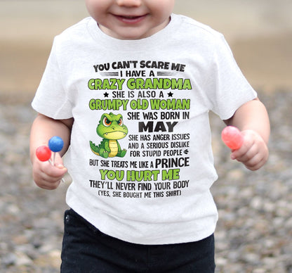 You Can’t Scare Me - Gift For Grandson And Granddaughter From Grandma - DOAN05 (SKU09-85-05)