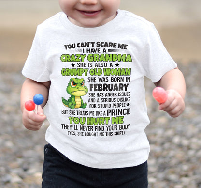 February - You Can’t Scare Me - Gift For Grandson From Grandma - DOAN02 (SKU09-85-02)