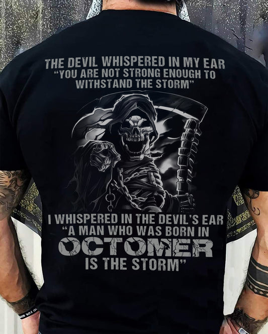 October - The Devil Whispered In My Ear - T-Shirt For Man - DONN10 (SKU08-87-10)