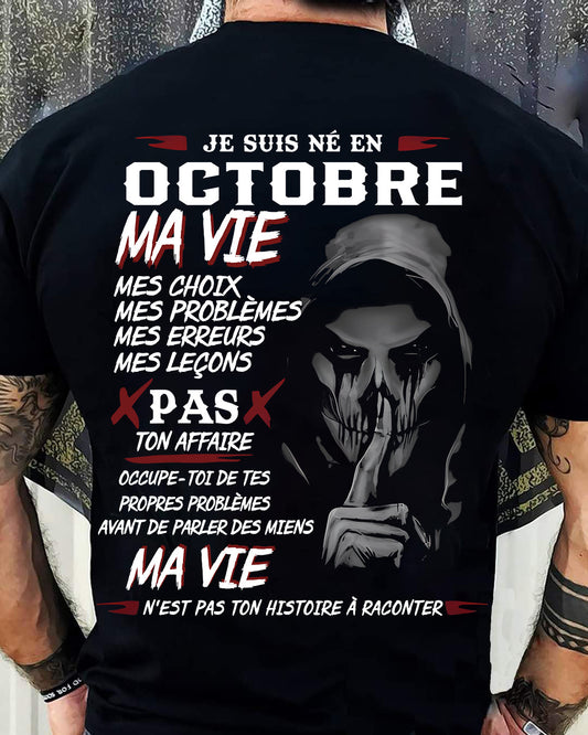 MA VIE – T-shirt pour homme – DONN10 (SKU12-269-10)