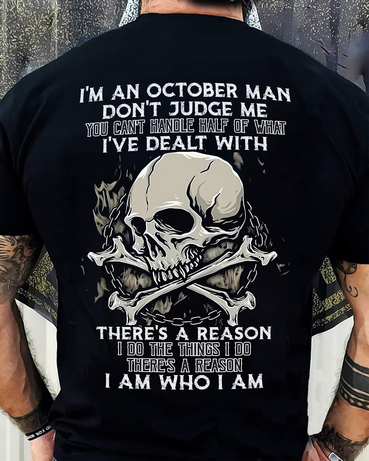 OCTOBER – DON’T JUDGE ME – T-SHIRT FOR MAN – DOAN10 (SKU26T-01-04-10)