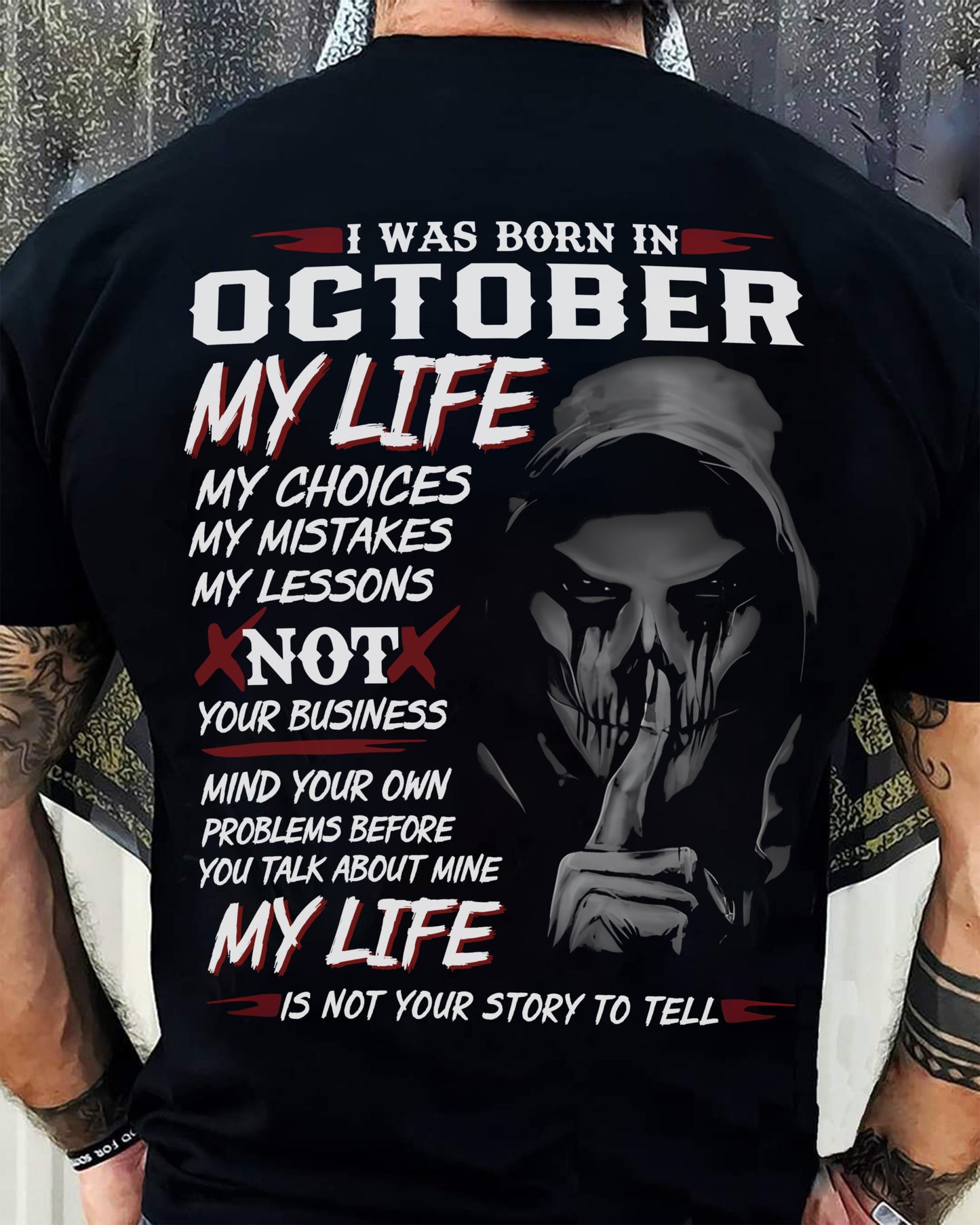 My Life - T Shirt For Man - DONN10 (SKU08-36-10)