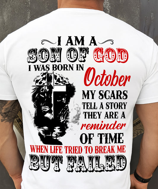 October - I Am A Son Of God – T Shirt For Man – DONN10 (SKU2604-189-10)