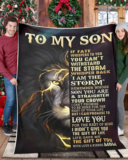 Special Gift For Your Son Blanket - From Mom (SKUB12-183)