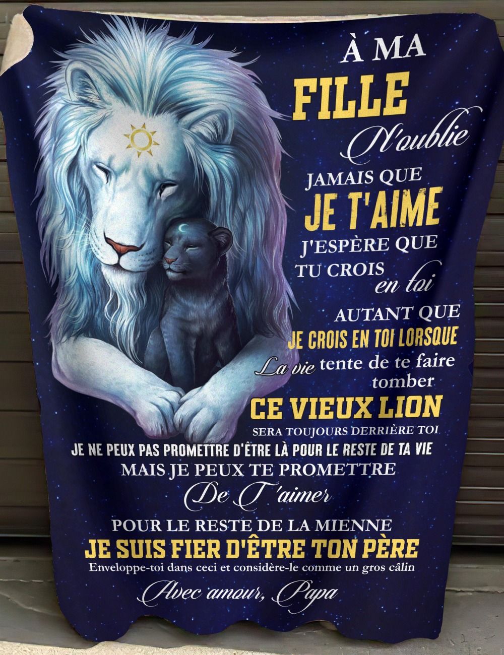 Cadeau Spécial Pour Ta Fille Couverture - De Papa