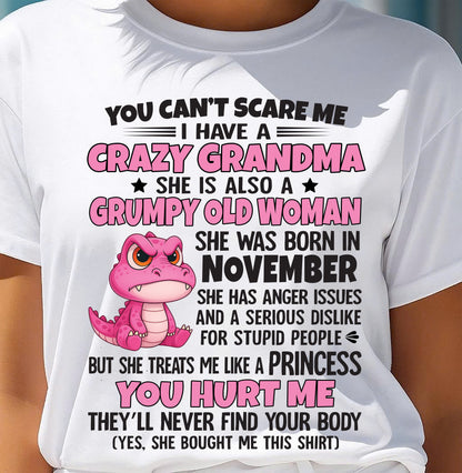You Can’t Scare Me - Gift For Grandson And Granddaughter From Grandma - DOAN11 (SKU09-130-11)