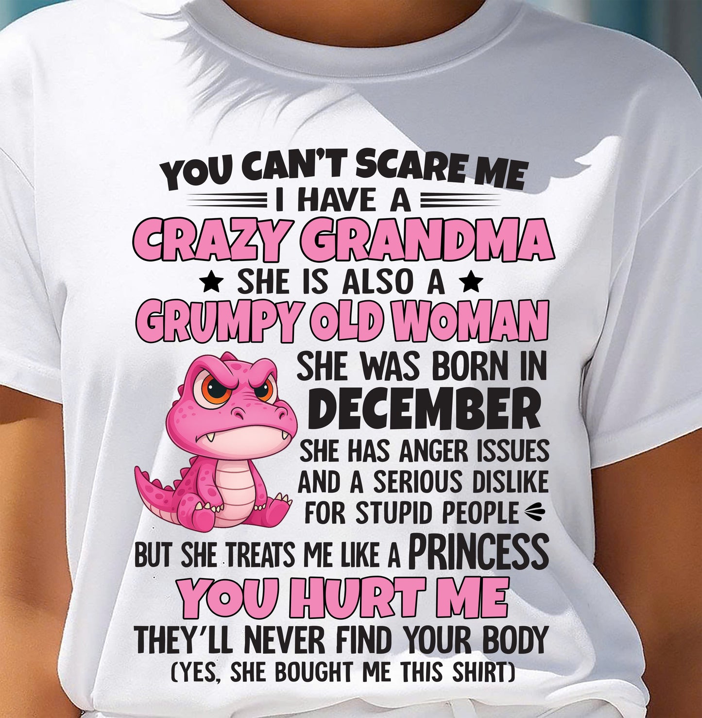 You Can’t Scare Me - Gift For Grandson And Granddaughter From Grandma - DOAN12 (SKU09-130-12)