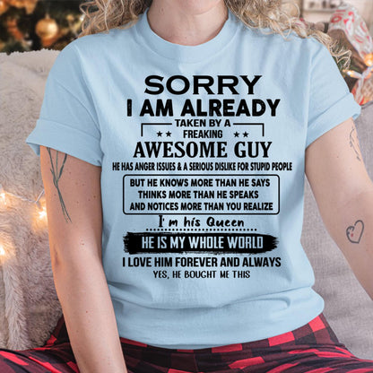Awesome Guy - Perfect gift for your girlfriend or wife from husband - Ebil00 (SKUT08-11-00)