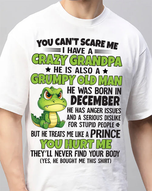 YOU CAN’T SCARE ME - GIFT FOR GRANDSON AND GRANDDAUGHTER FROM GRANDPA - DOAN12 (SKU09-121-12)