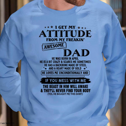 April - Gift For Son and Daughter From Dad - DONN04 - (SKU-TDADC-04)