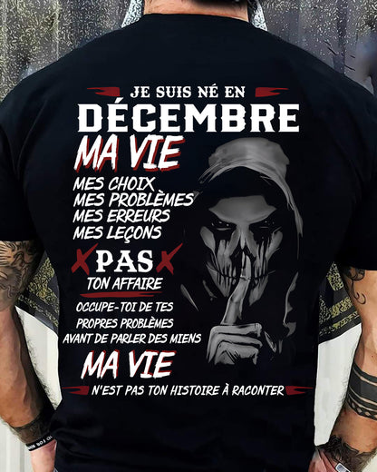 MA VIE – T-shirt pour homme – DOAN12 (SKU12-269-12)
