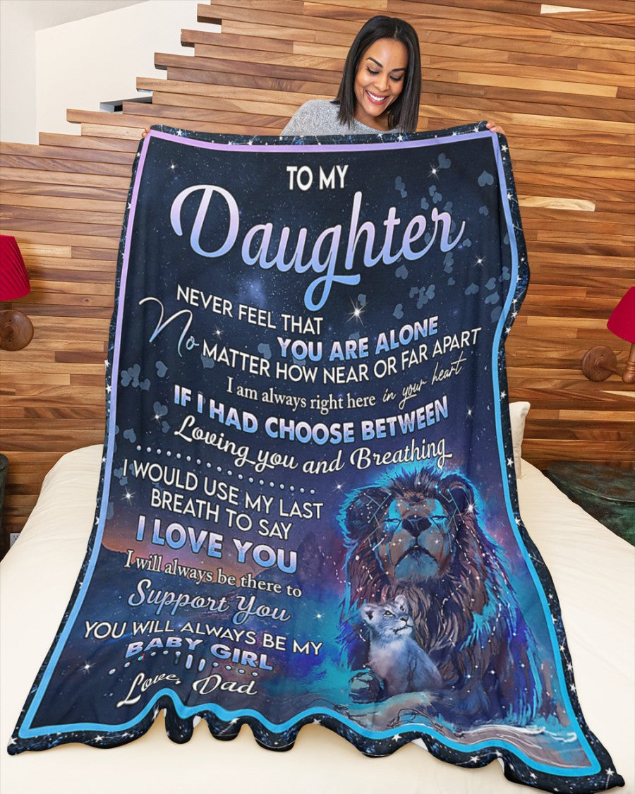 Special Gift For Your Daughter Blanket - From Dad (SKUB09-90)