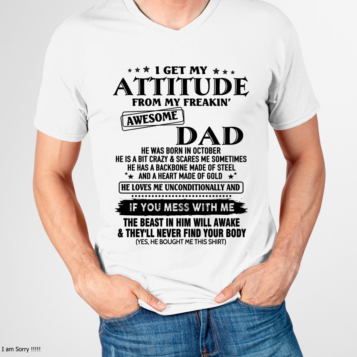 October - Gift For Son and Daughter From Dad - DONN10 - (SKU-TDADC-10)
