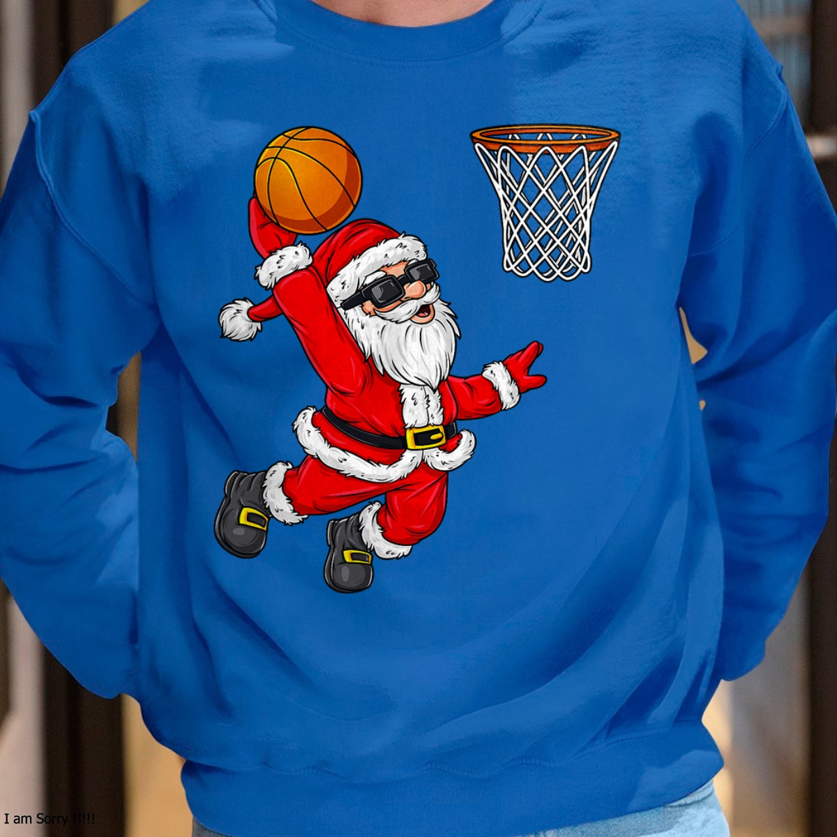Christmas Santa Claus Dunking A Basketball Boys Kids Xmas T-Shirt - Christmas Unisex T-Shirt/Hoodie/Sweatshirt - HNDS00