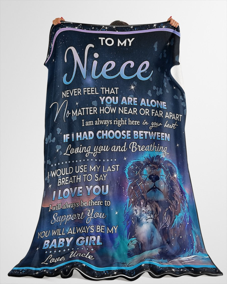 Special Gift For Your Niece Blanket - From Uncle