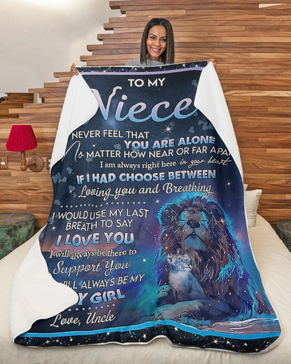 Special Gift For Your Niece Blanket - From Uncle