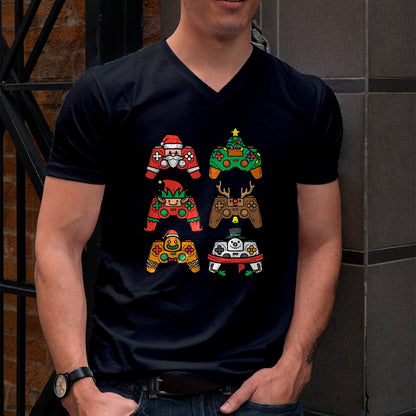 Christmas Gamer Controller Xmas Gaming T-Shirt - Christmas Unisex T-Shirt/Hoodie/Sweatshirt - HNDS00