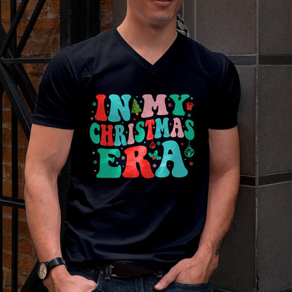 In My Christmas Era Cute Groovy Christmas Holiday Xmas T-Shirt - Christmas Unisex T-Shirt/Hoodie/Sweatshirt - HNDS00