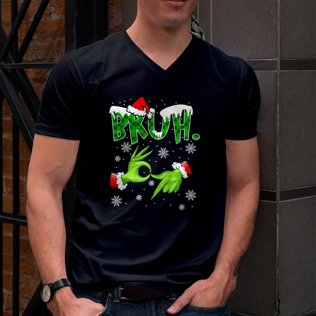 Bruh 67 Six Seven 6 7 Meme Christmas Funny Gen Alpha Slang T-Shirt  - Christmas Unisex T-Shirt/Hoodie/Sweatshirt - HNDS00