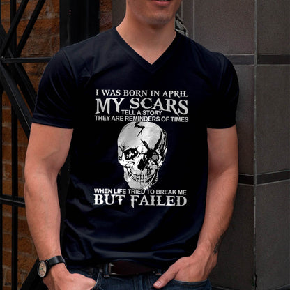 APRIL - MY SCARS - T SHIRT FOR MAN - DONN04 (SKU2608-412-04)