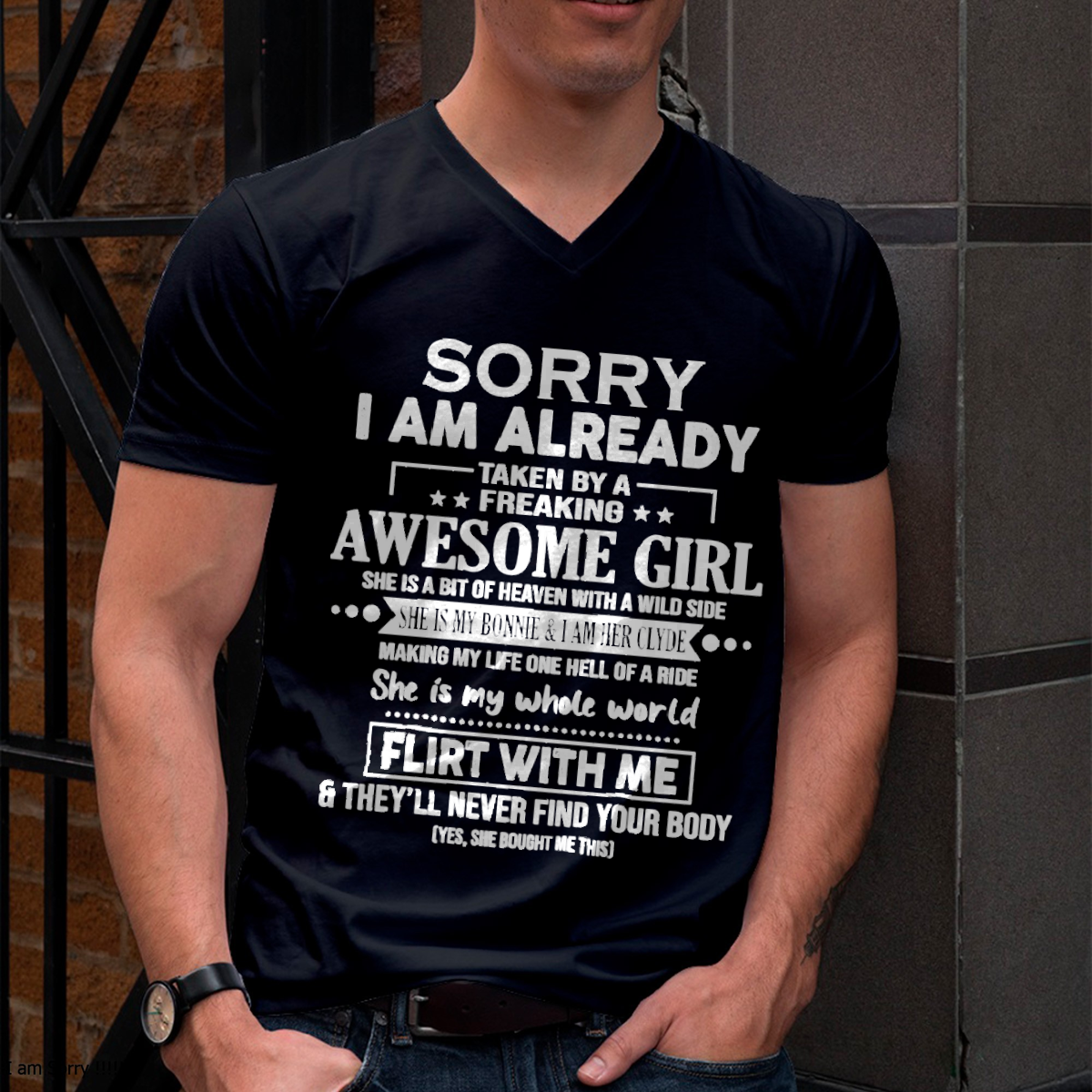 She Is My Bonnie And I Am Her Clyde – FROM WIFE TO HUSBAND – EBIL00 (SKU26T-01-61-00)