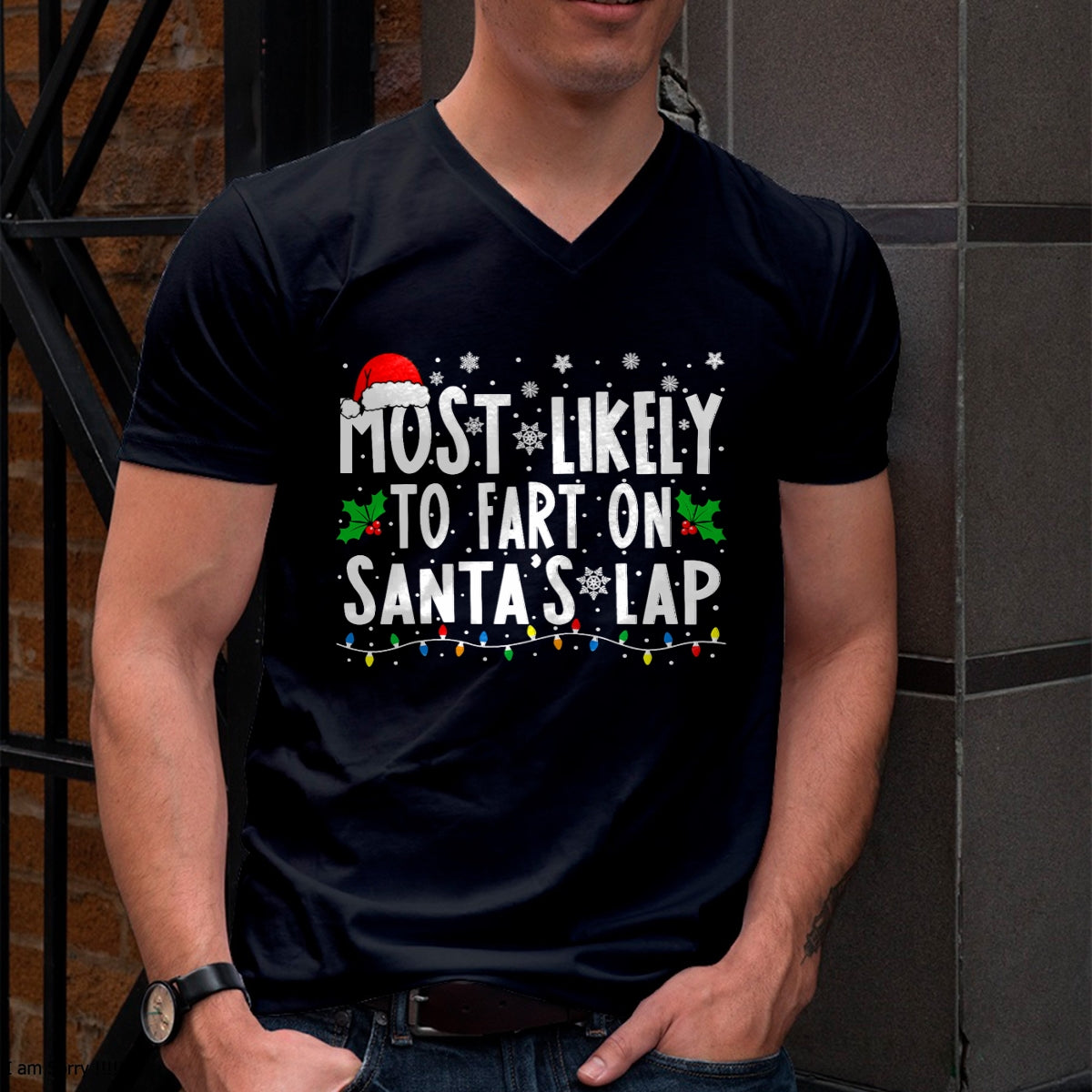 Most Likely to Fix Santa Sleigh Family Matching Christmas T-Shirt - Christmas Unisex T-Shirt/Hoodie/Sweatshirt - HNDS00