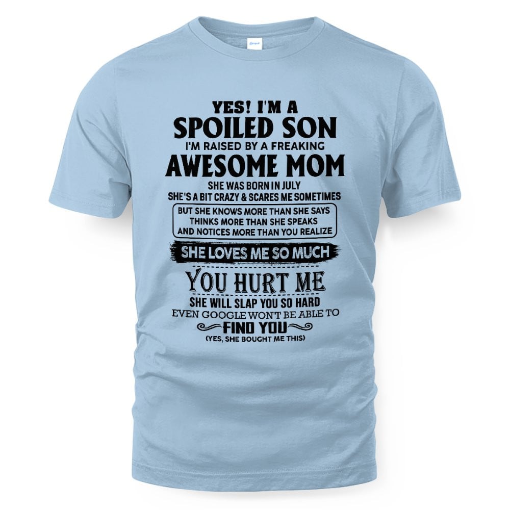 July - Awesome Mom - Perfect gift for son From Mom - ebil07 (SKU-SPW-07)