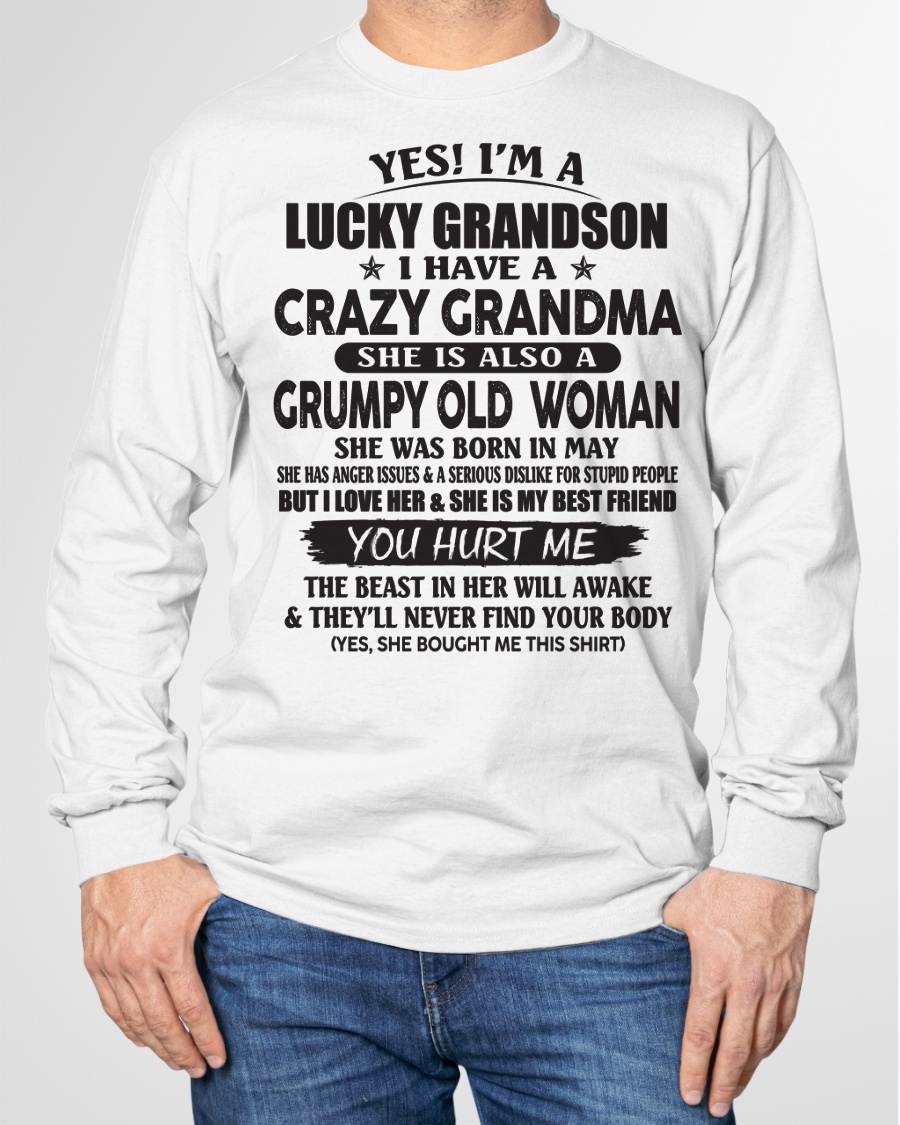 MAY - LUCKY GRANDSON OF CRAZY GRANDMA -  FROM GRANDMA - EBIL05 (SKU10-173-05)
