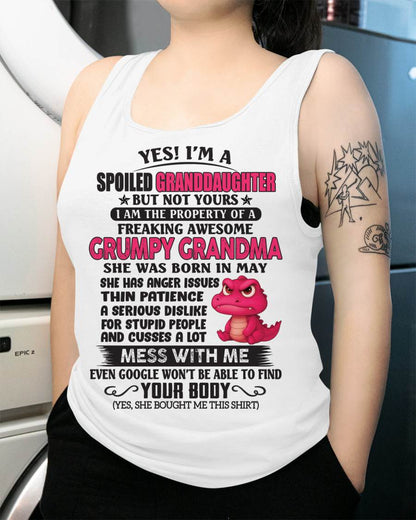 MAY - YES, I'M A SPOILED GRANDDAUGHTER - GIFT FROM GRANDMA - DTSM05 (SKU09-96-05)