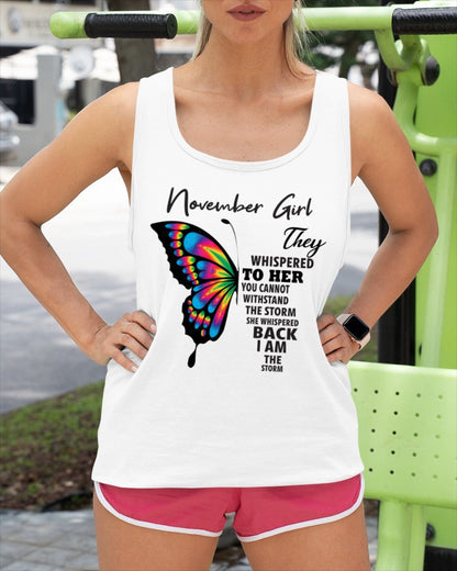 NOVEMBER GIRL, THEY WHISPERED TO HER YOU CANNOT WITHSTAND THE STORM SHE WHISPERED BACK I AM THE STORM – DONN11 fma ( SKU26T-01297-11)