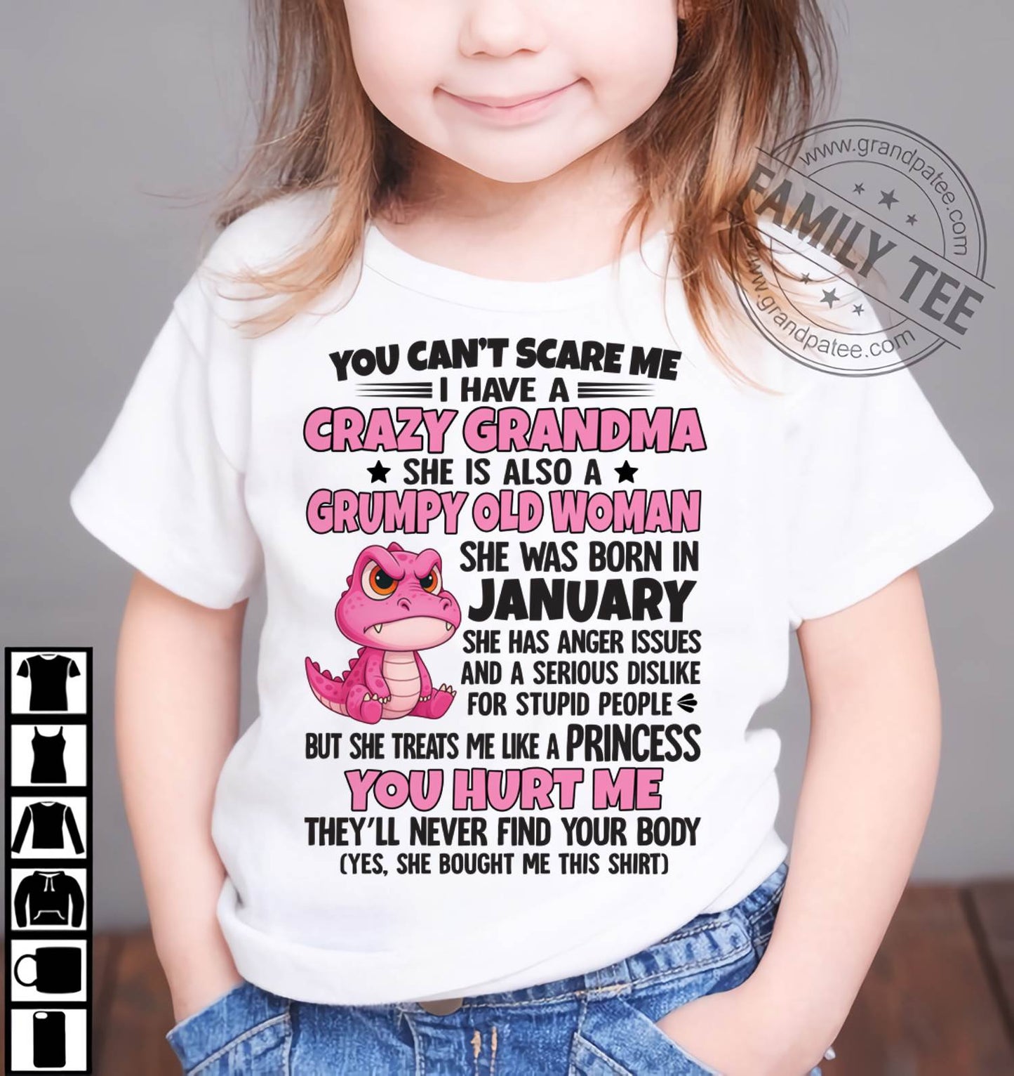 You Can’t Scare Me - Gift For Grandson And Granddaughter From Grandma - DOAN01 (SKU09-130-01)