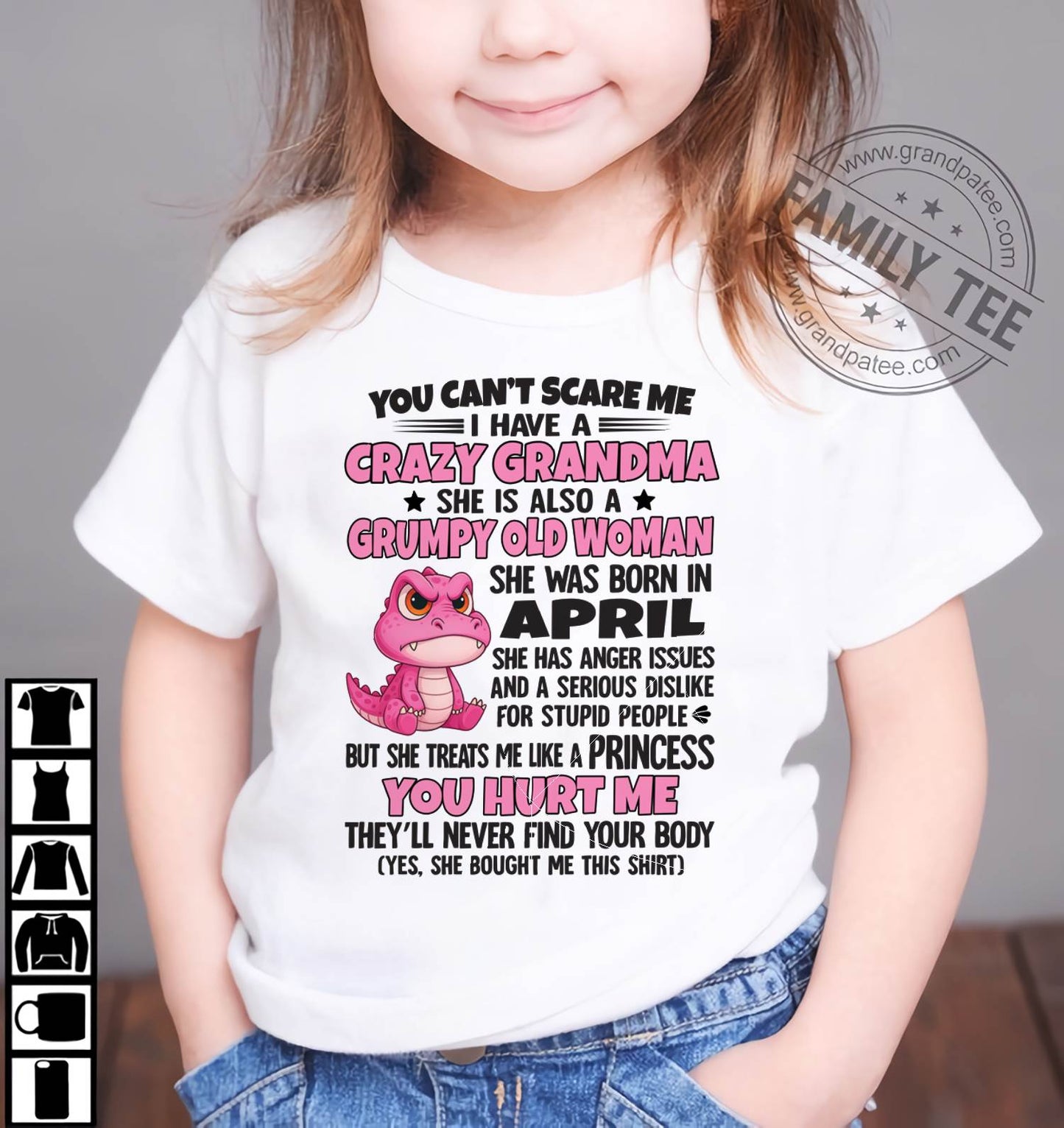 You Can’t Scare Me - Gift For Grandson And Granddaughter From Grandma - DONN04 (SKU09-130-04)