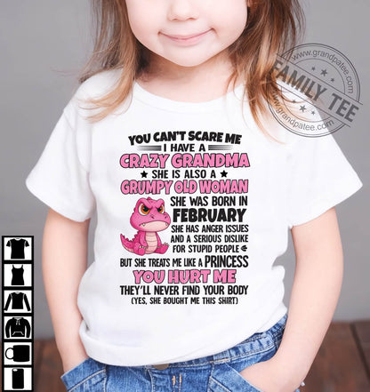 You Can’t Scare Me - Gift For Grandson And Granddaughter From Grandma - DOAN02 (SKU09-130-02)