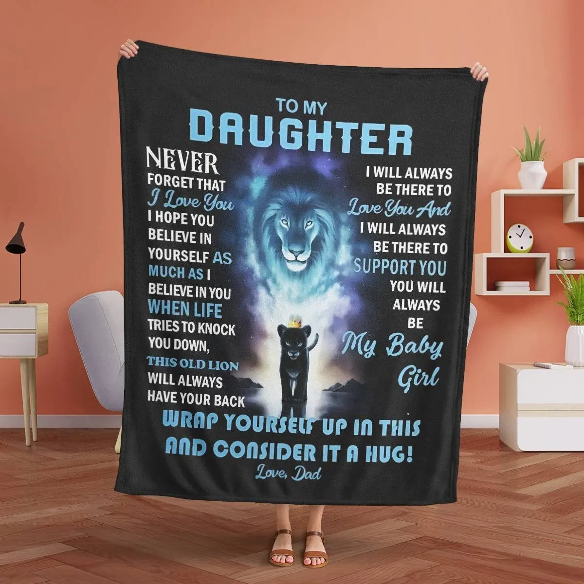 Special Gift for Your Daughter - From Dad Blanket