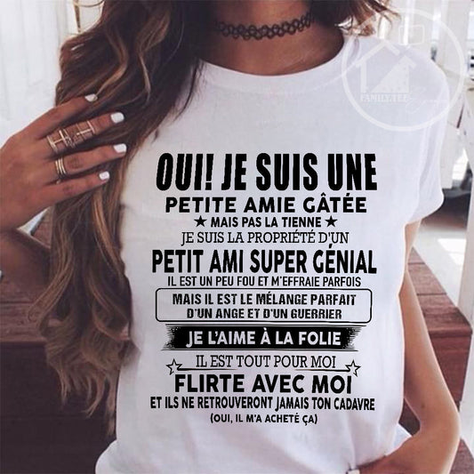 UN T-SHIRT MAGNIFIQUE POUR VOTRE FEMME - CADEAU DE LA PART DE SON MARI - frEBIL00 (SKUUP-05)
