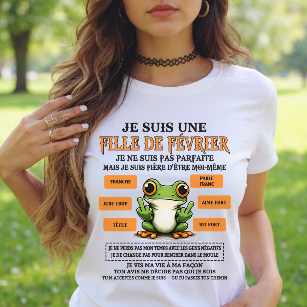 JE SUIS UNE FILLE DE FÉVRIER  - fma DONN02 / fr02 (SKU2603-02-02)