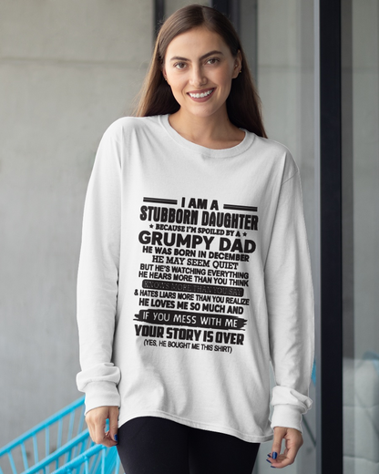 DECEMBER - I'M A STUBBORN DAUGHTER - FROM DAD TO DAUGHTER - EBIL12 (SKU26T-01-52-12)