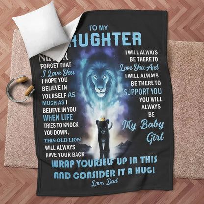 Special Gift for Your Daughter - From Dad Blanket
