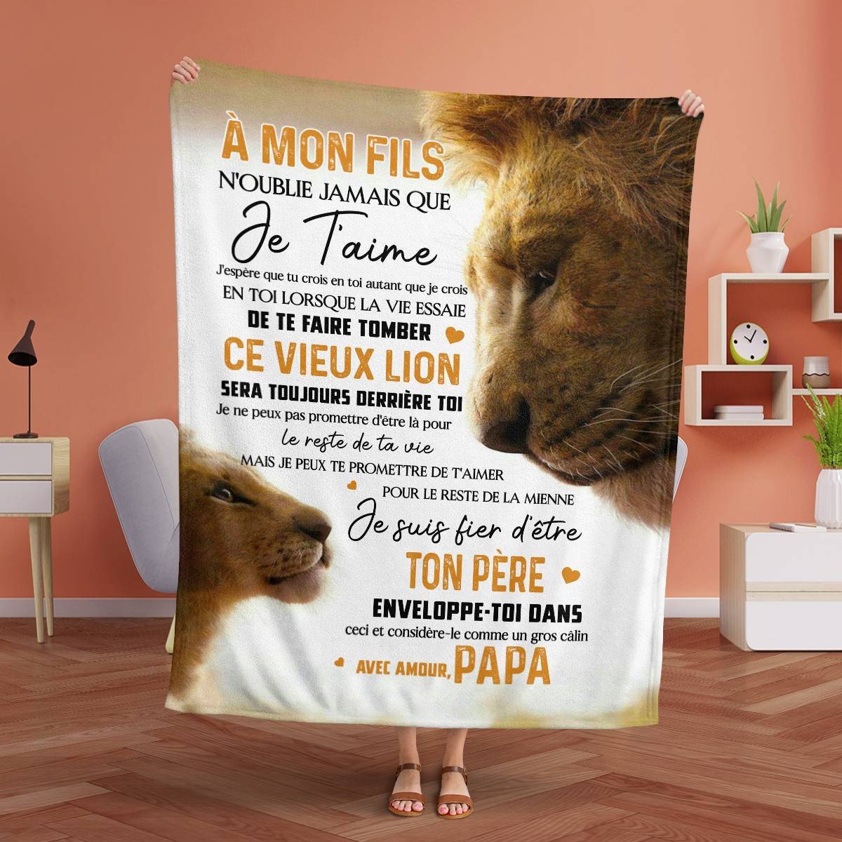 Cadeau Spécial Pour Ton Fils Couverture - De Papa