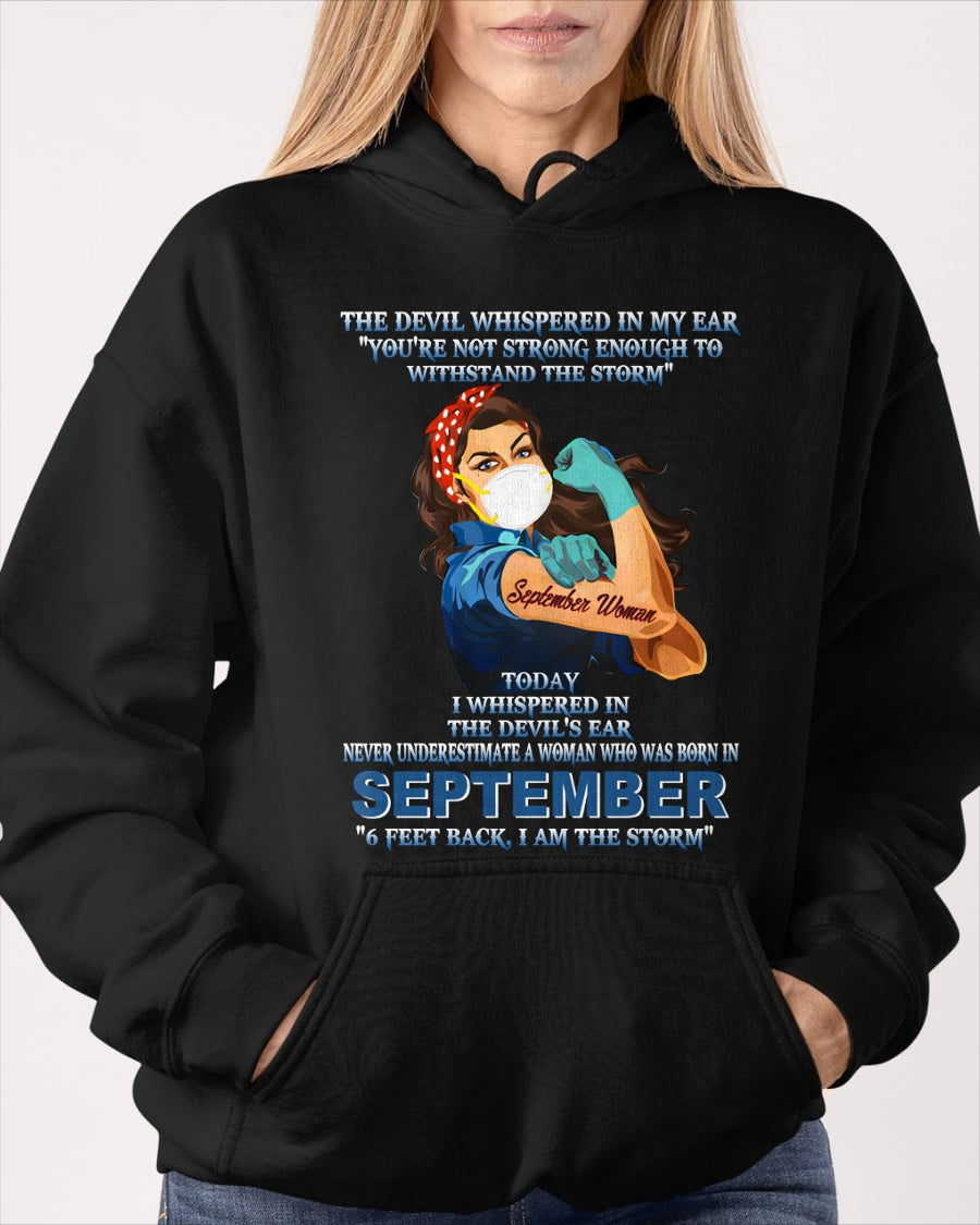 Never Underestimate A Woman Born In September – September Woman “I Am The Storm” - FMA / EBIL09 (SKU12-322-09)