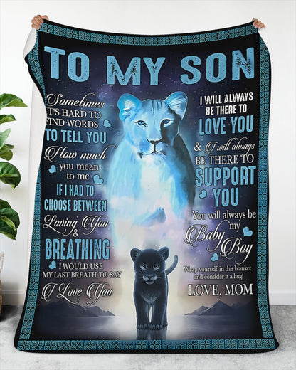 Special Gift For Your Son Blanket - From Mom (SKUB06-84)