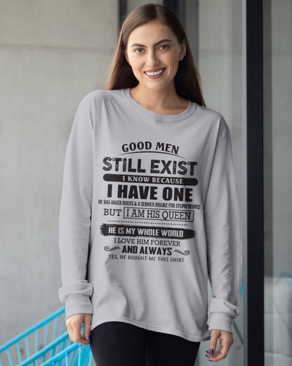 Good Men Still Exist - Perfect Gift For Your Girlfriend, Wife From Husband / Man - EBIL00 (SKU07-166-00)