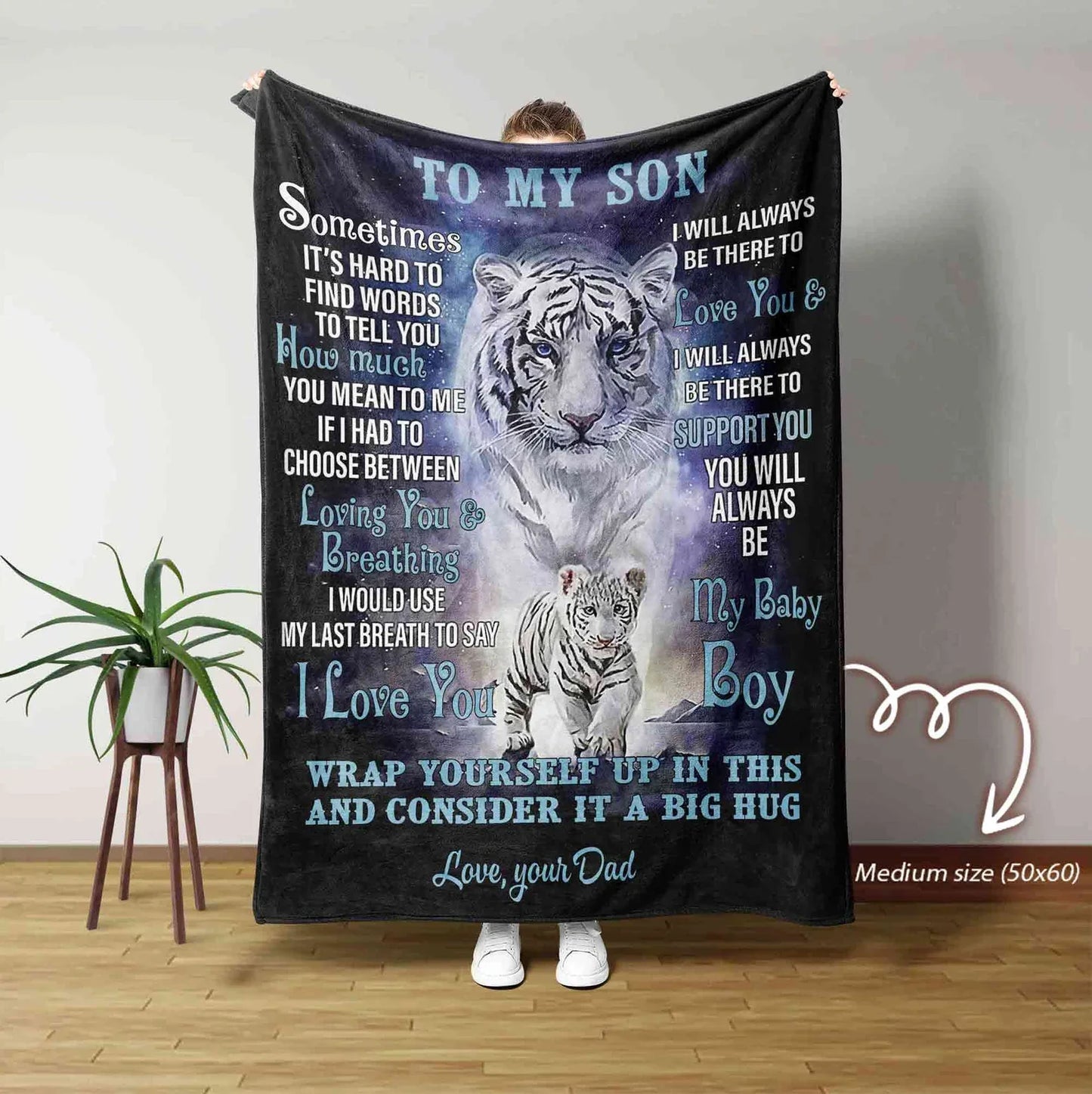 Special Gift For Your Son Blanket - From Dad