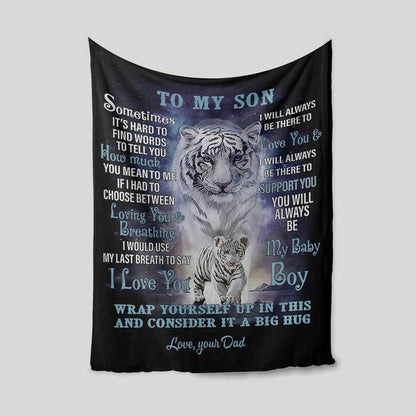 Special Gift For Your Son Blanket - From Dad