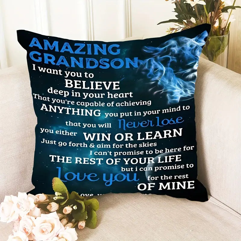 Special Gift For Your Grandson From Grandma - Pillow