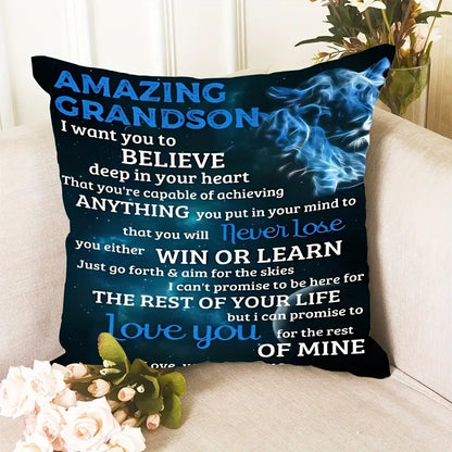 Special Gift For Your Grandson From Grandma - Pillow